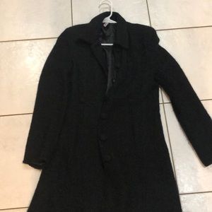 Black, cotton Coat